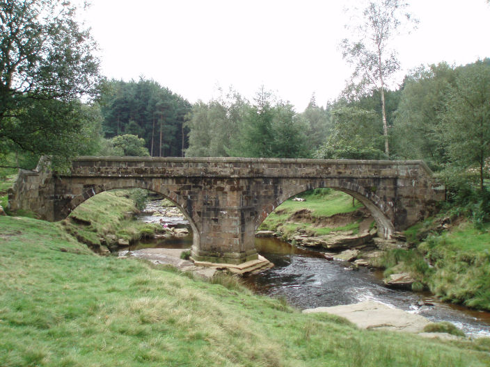 The packhorse bridge at Slippery Stones The packhorse bridge at Slippery Stones